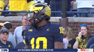 A New QB Under Center in Ann Arbor Orji Named Michigan Starter [upl. by Tellford972]