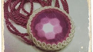 Tecnica soutache come utilizzare la passamaneria Jewelry tutorial diy [upl. by Reinar]