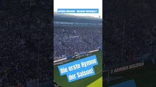 Arminia Bielefeld  Borussia Dortmund 2  Hymne  Stadionlied [upl. by Edelson]