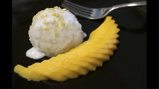 Mango amp Sticky Rice Recipe ข้าวเหนียวมะม่วง  Hot Thai Kitchen [upl. by Eeb27]