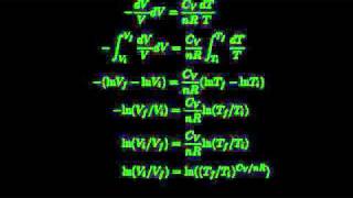 initial and final volume of ideal gas during adiabatic expansion [upl. by Adnolohs]