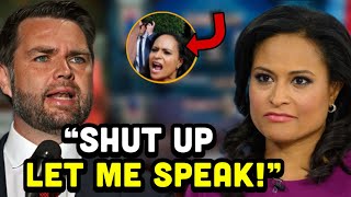 Kristen Welker NBC Host LOSES IT After She Repeatedly INSULTS JD Vance On Live TV [upl. by Inek983]