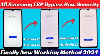 All Samsung FRP Bypass 2024Samsung Google Lock Remove Android 11121314 New Method No 0 [upl. by Odnanref]