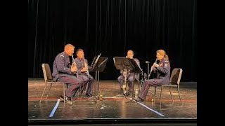 Education US Coast Guard Band Clarinet Quartet presents quotMusic and Feelingsquot [upl. by Noonan]