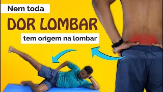 DOR LOMBAR c origem na fraqueza do glúteo médio  TESTES  Exercícios de fortalecimento [upl. by Moran]