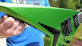 I Bought The New Kramer and then this Happened  Dave Mustaine Alien Tech Green Vanguard Review [upl. by Nissie740]