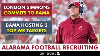 Jackson Lloyd Predicted To Bama 3 TOP WR Targets Visit  London Simmons Commits  Alabama Football [upl. by Miah]