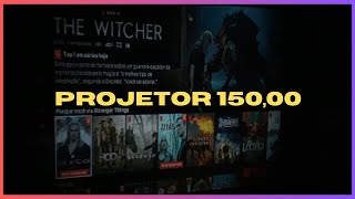 Projetor 15000 4k do AliExpress será que presta comprei Unboxing A2000 mini [upl. by Tryck262]