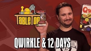 Qwirkle and 12 Days Kelly Hu Meredith Salenger and Nolan Kopp join Wil on TableTop SE2E16 [upl. by Valleau629]