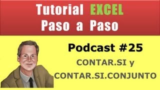 Podcast 25 Función CONTARSI y CONTARSICONJUNTO en Excel Tutoriales Excel 2010 [upl. by Affay935]