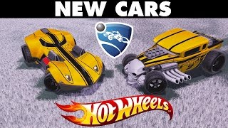 Rocket League  New Hot Wheels Cars Gameplay Twin Mill III amp Bone Shaker [upl. by Corbet52]