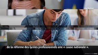 Réforme du lycée professionnel  ce quil faut retenir des annonces dEmmanuel Macron [upl. by Keir]