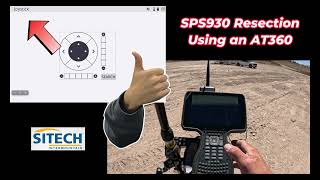 Siteworks Resectioning Arbitrary SPS930 [upl. by Yenruogis]