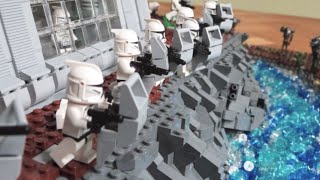 LEGO Star Wars DEUTSCH Clone Base auf Rodia MOC [upl. by Gerrard]