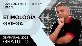 RV  Etimología Griega SEMIANUAL 2022 [upl. by Sliwa]