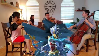 Revalis Theme  The Legend of Zelda Breath of the Wild arr Piano Quartet [upl. by Ralfston]