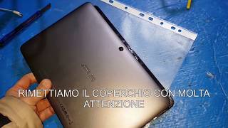 asus T100HA easy battery fix ITA problema accensione risolto [upl. by Goeger]