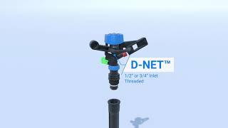 NetaStand™ with PreCut FlexNet™  the ideal way to irrigate your field  Netafim [upl. by Anaiad]