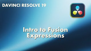 intro to Fusion Expressions in DaVinci Resolve 19 [upl. by Aysahc]