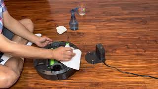 iRobot Roomba i3  Clean the sensors for charging [upl. by Elijah787]