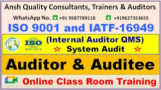 IATF 16949 Internal Auditor [upl. by Denna913]