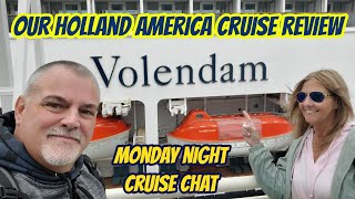 Holland America Cruise Review  Volendam  Weekly LIVE Cruise and Travel QampA [upl. by Nothgierc]