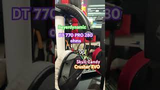 Beyerdynamics DT770 Pro vs Skull Candy Crusher EVO which is the Best [upl. by Reynold793]