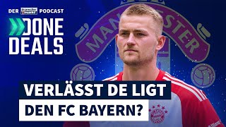 De Ligt vor BayernAbgang – Gespräche mit Manchester United  TRANSFERMARKT [upl. by Crudden]