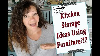 Kitchen Storage Ideas using furniture [upl. by Eitsym]