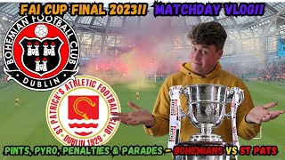 THE FAI CUP FINAL 2023 Bohemians vs St Patricks Athletic at the Aviva [upl. by Oona]