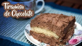 Riquisima Receta Tiramisu de Chocolate Facil de Hacer [upl. by Katti]