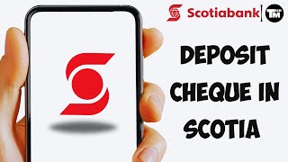 How To Deposit Cheque In Scotia Bank [upl. by Balling]