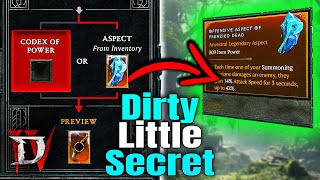 Diablo 4 Aspects have a Dirty Little Secret you need to know [upl. by Raleigh559]