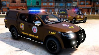 PERSEGUIÇÃO  ABORDAGEM RONDESP PMBA  GTA 5 POLICIAL [upl. by Nimzay]