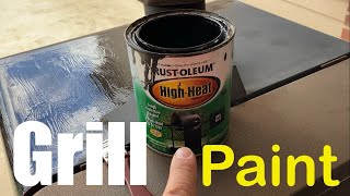 Rustoleum High Heat Grill Paint Review Resists heat up to 1200 degrees [upl. by Ahsiad]