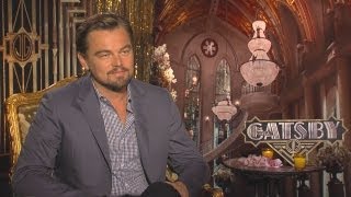 Leonardo DiCaprio  The Great Gatsby Interview HD [upl. by Aynuat]