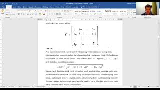 Pertemuan 2 Statistika Multivariat  Vektor Random dan Matriks Random [upl. by Yak]