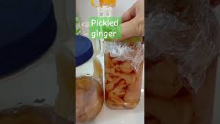 Gumawa aq Ng pickled ginger highlights food ofwlifesacrifice hastag reality [upl. by Ankney]