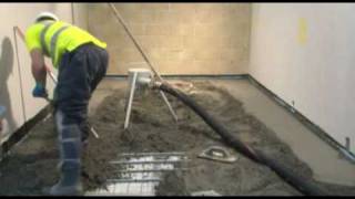 CSC Floor Screeding Installation Video 2 of 2 [upl. by Silden]