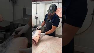 Prepping our “Bonein” Brisket for the Bonein vs Boneless Brisket YouTube video shorts viral [upl. by Obola]