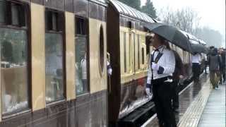 The Bluebell Railway arrives at East Grinstead  23 March 2013 [upl. by Bertila]