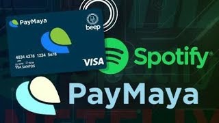 SPOTIFY PREMIUM USING PAYMAYA VIRTUAL CARD [upl. by Anitnegra]