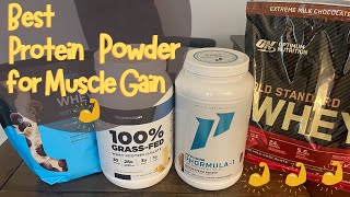 Best Protein Powder for Muscle Gain 2024 And What I Look For [upl. by Niwre]