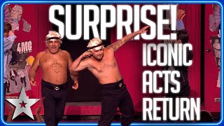 SURPRISE These ICONIC acts are back with a bang  Britains Got Talent [upl. by Cianca]