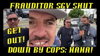 Frauditor SGV News AKA Misfit Loser Shut Down by Cops [upl. by Moskow]