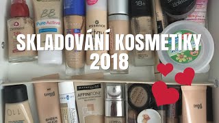 Skladování kosmetiky 2018 [upl. by Aisayt857]