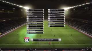 ASSE 0  1 OL PES 2012 12  Ligue 1 28ème Journée  CPU Vs CPU [upl. by Nytram832]