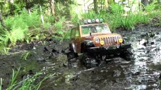 Jeep Wrangler Mud Bog [upl. by Anippesuig]