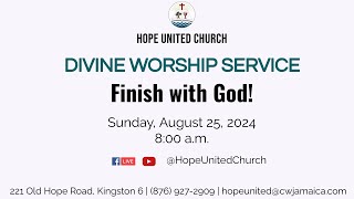 Hope United Church  Divine Worship Service  August 25 2024 [upl. by Kleper351]