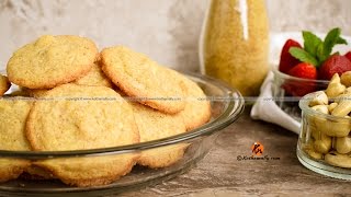 Flax seed Cashew Nut Cookies  Kothamally [upl. by Gualterio957]